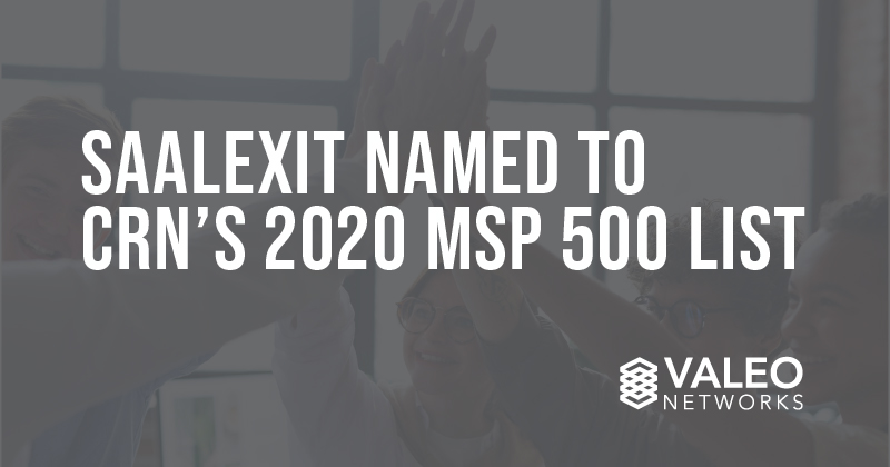 SaalexIT Named to CRN’s 2020 MSP 500 List